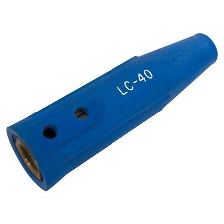 ELENCO ELECTRONICS Lenco 380-05561 LC-40 Female Cable Connector - Blue 380-05561
